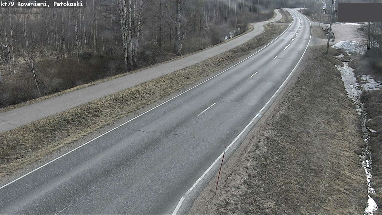 Weather Camera Image Road 79 Rovaniemi, Patokoski, Rovaniemi, Lappi