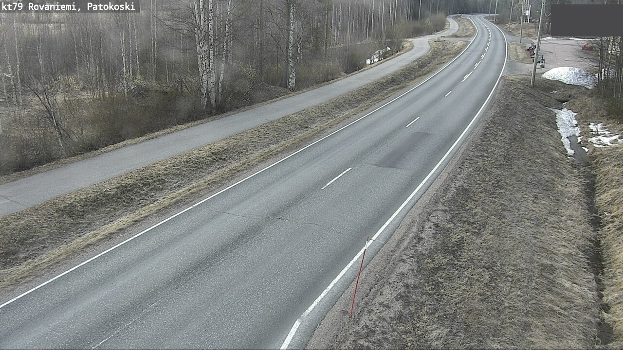 Weather Camera Image Väg 79 Rovaniemi, Patokoski, Rovaniemi, Lappi