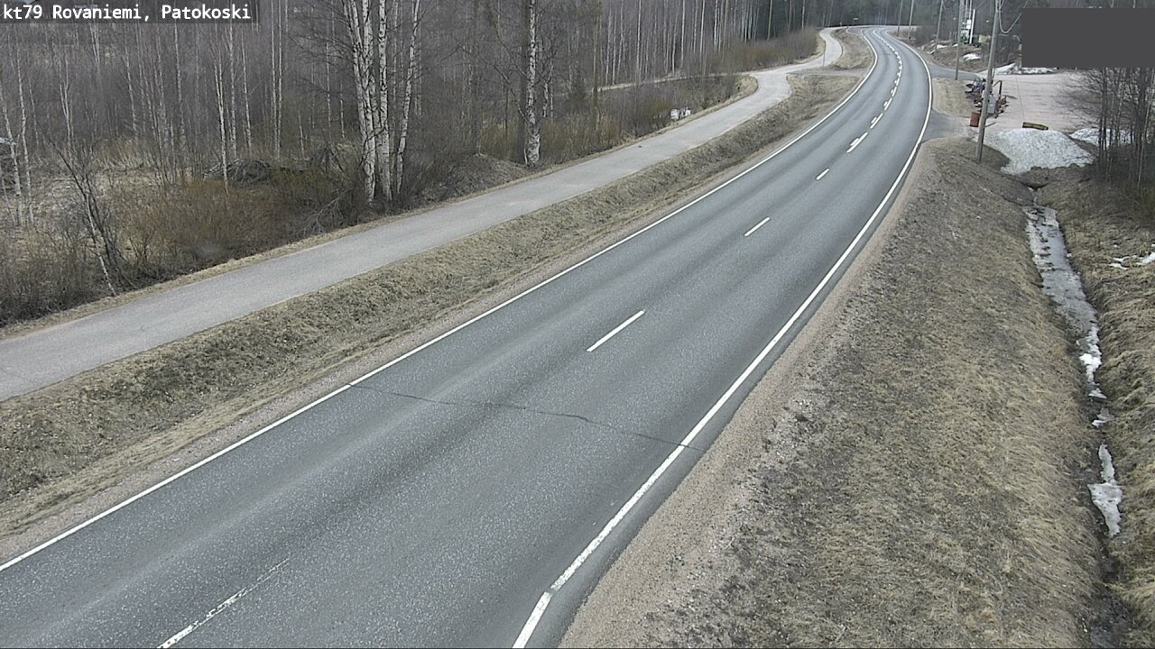 Weather Camera Image Väg 79 Rovaniemi, Patokoski, Rovaniemi, Lappi