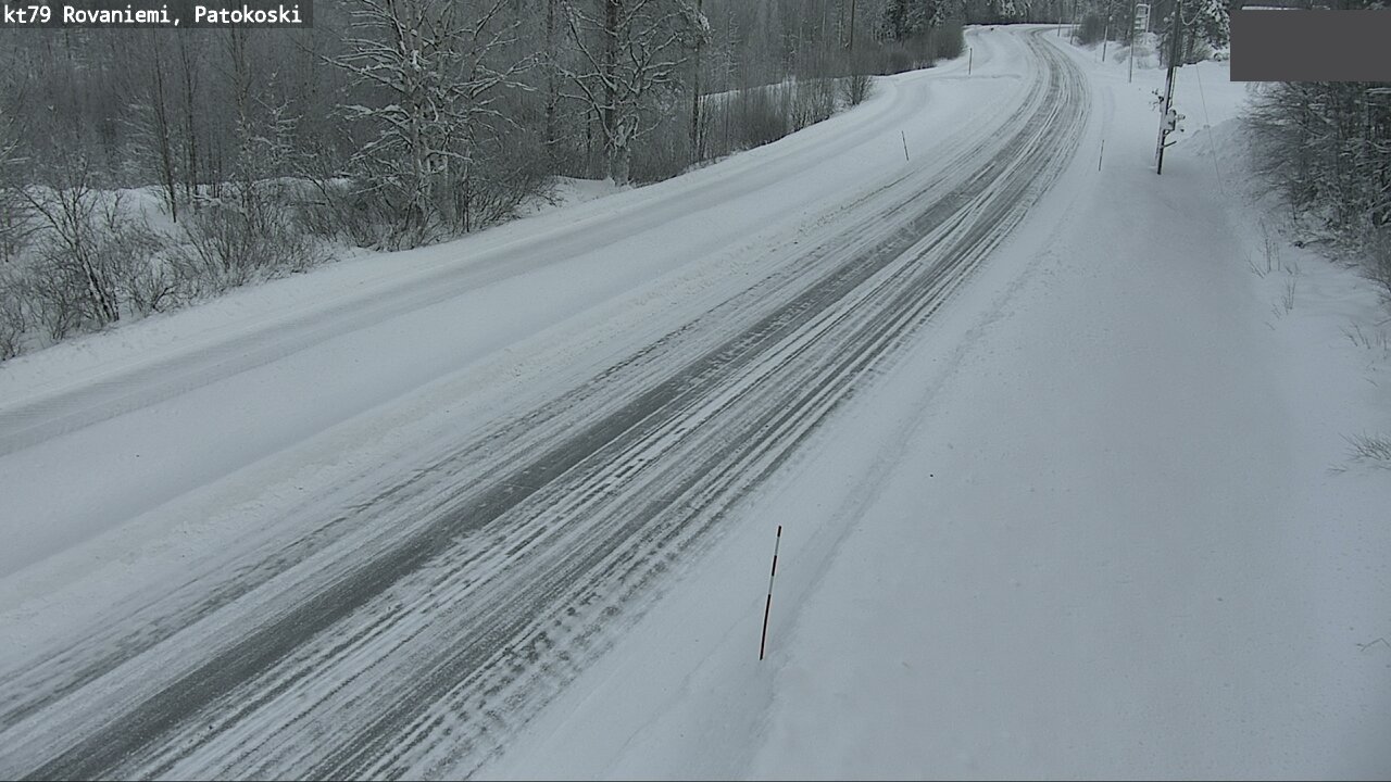 Weather Camera Image Väg 79 Rovaniemi, Patokoski, Rovaniemi, Lappi