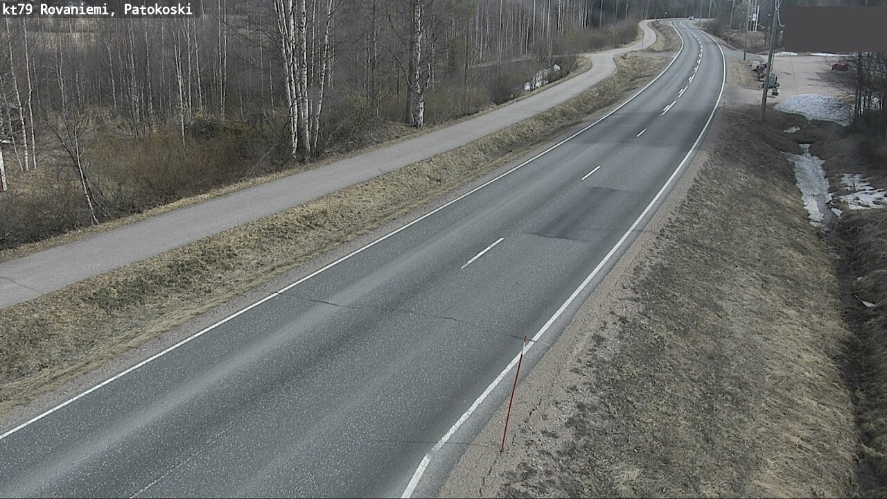 Weather Camera Image Road 79 Rovaniemi, Patokoski, Rovaniemi, Lappi