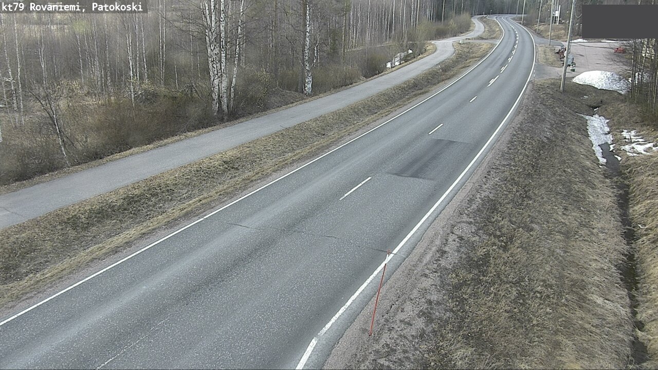 Weather Camera Image Väg 79 Rovaniemi, Patokoski, Rovaniemi, Lappi