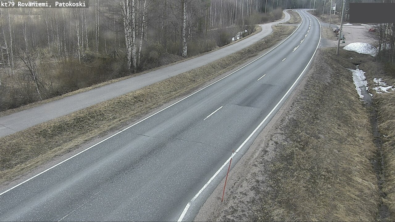 Weather Camera Image Väg 79 Rovaniemi, Patokoski, Rovaniemi, Lappi