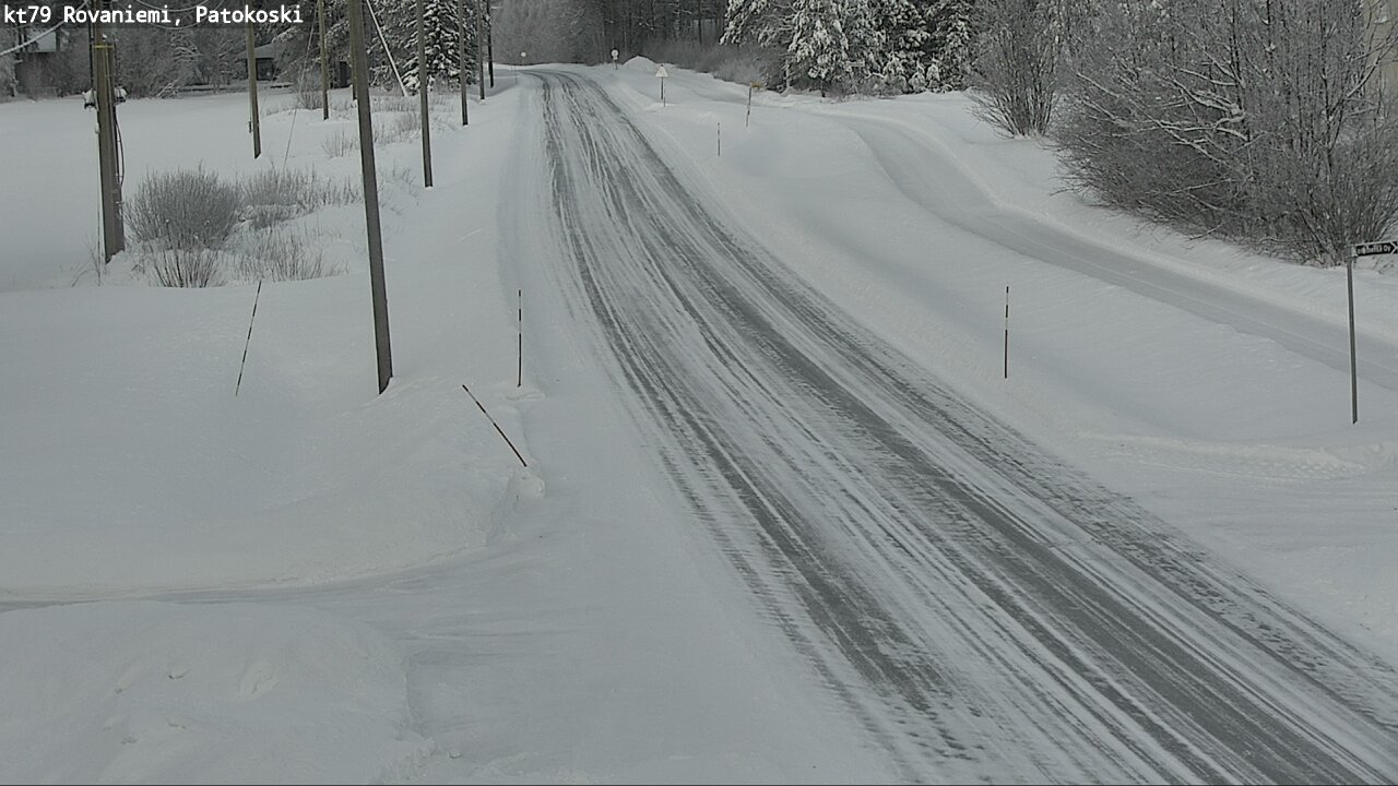 Weather Camera Image Road 79 Rovaniemi, Patokoski, Rovaniemi, Lappi