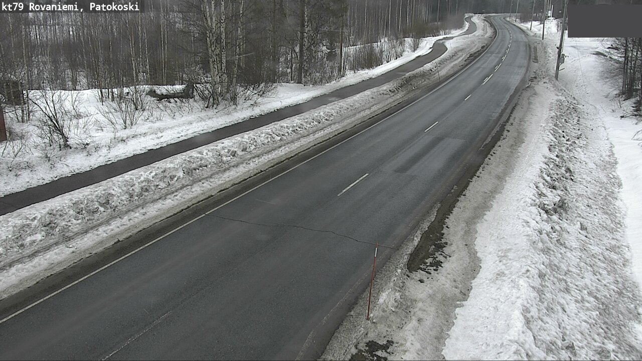 Weather Camera Image Road 79 Rovaniemi, Patokoski, Rovaniemi, Lappi