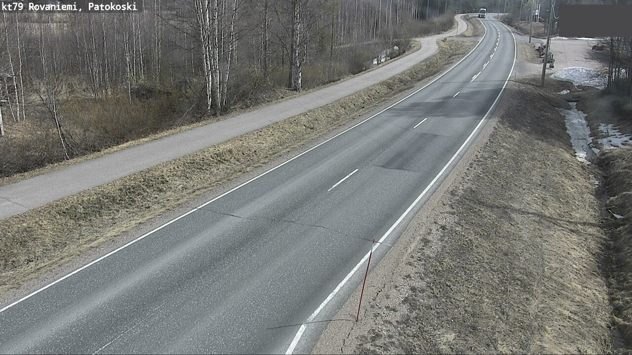 Weather Camera Image Road 79 Rovaniemi, Patokoski, Rovaniemi, Lappi
