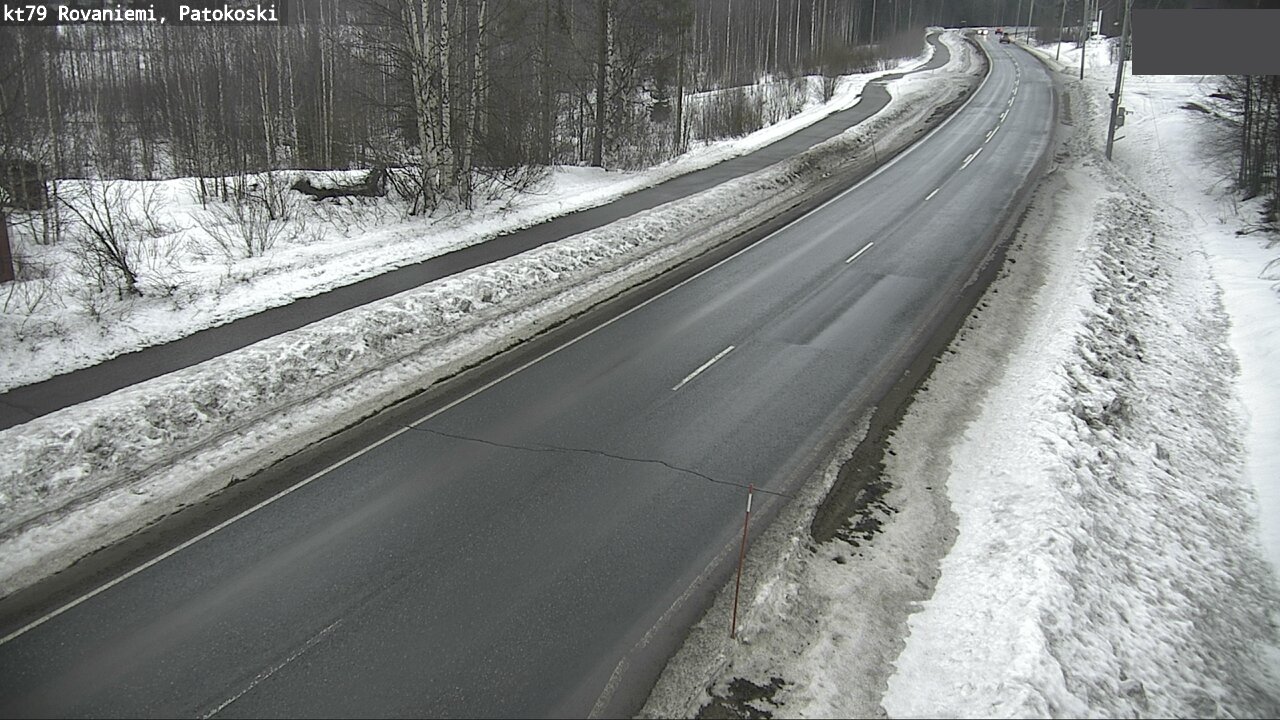 Weather Camera Image Väg 79 Rovaniemi, Patokoski, Rovaniemi, Lappi