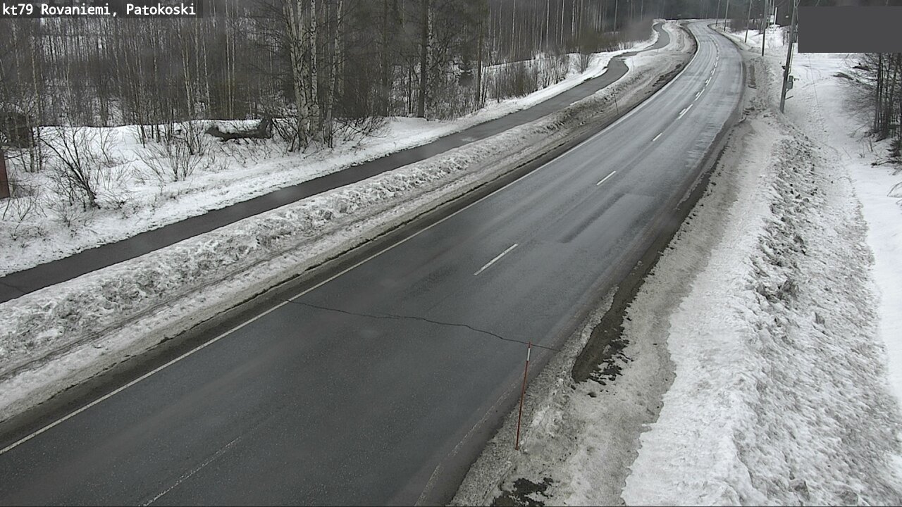 Weather Camera Image Road 79 Rovaniemi, Patokoski, Rovaniemi, Lappi