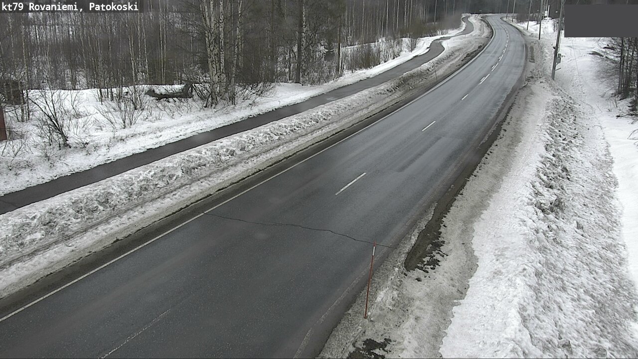 Weather Camera Image Road 79 Rovaniemi, Patokoski, Rovaniemi, Lappi