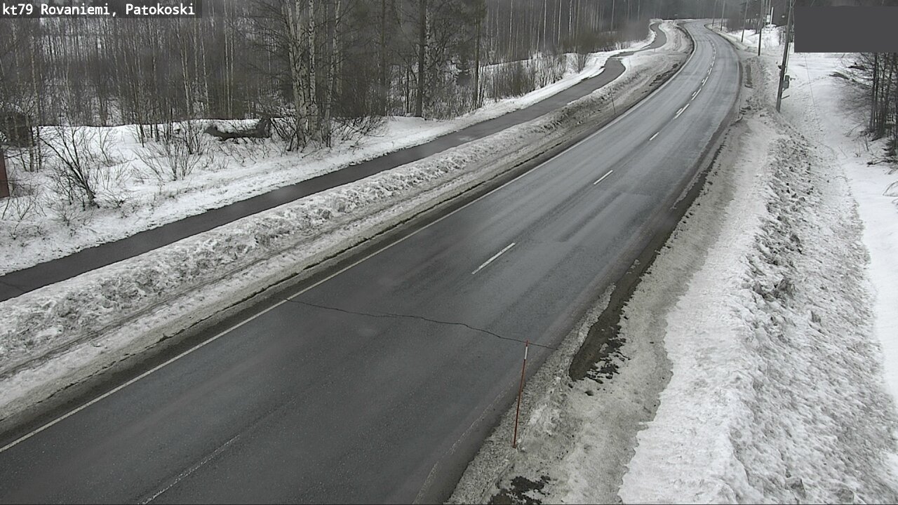 Weather Camera Image Road 79 Rovaniemi, Patokoski, Rovaniemi, Lappi