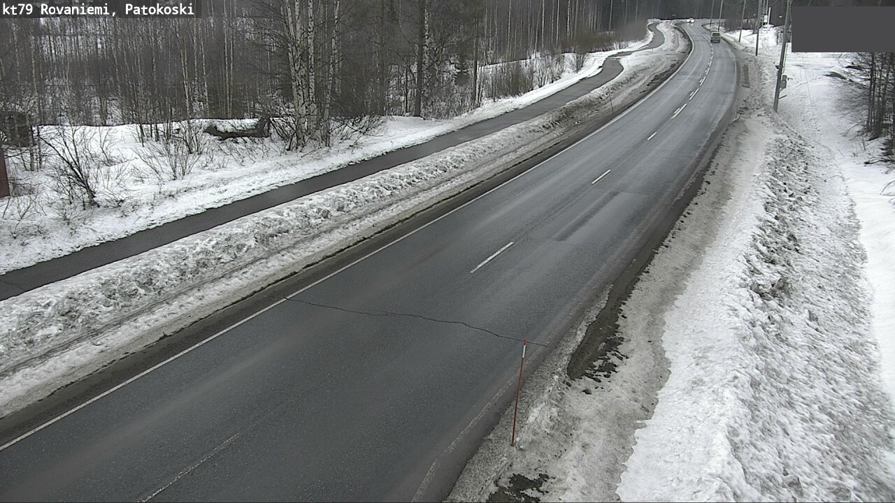 Weather Camera Image Väg 79 Rovaniemi, Patokoski, Rovaniemi, Lappi