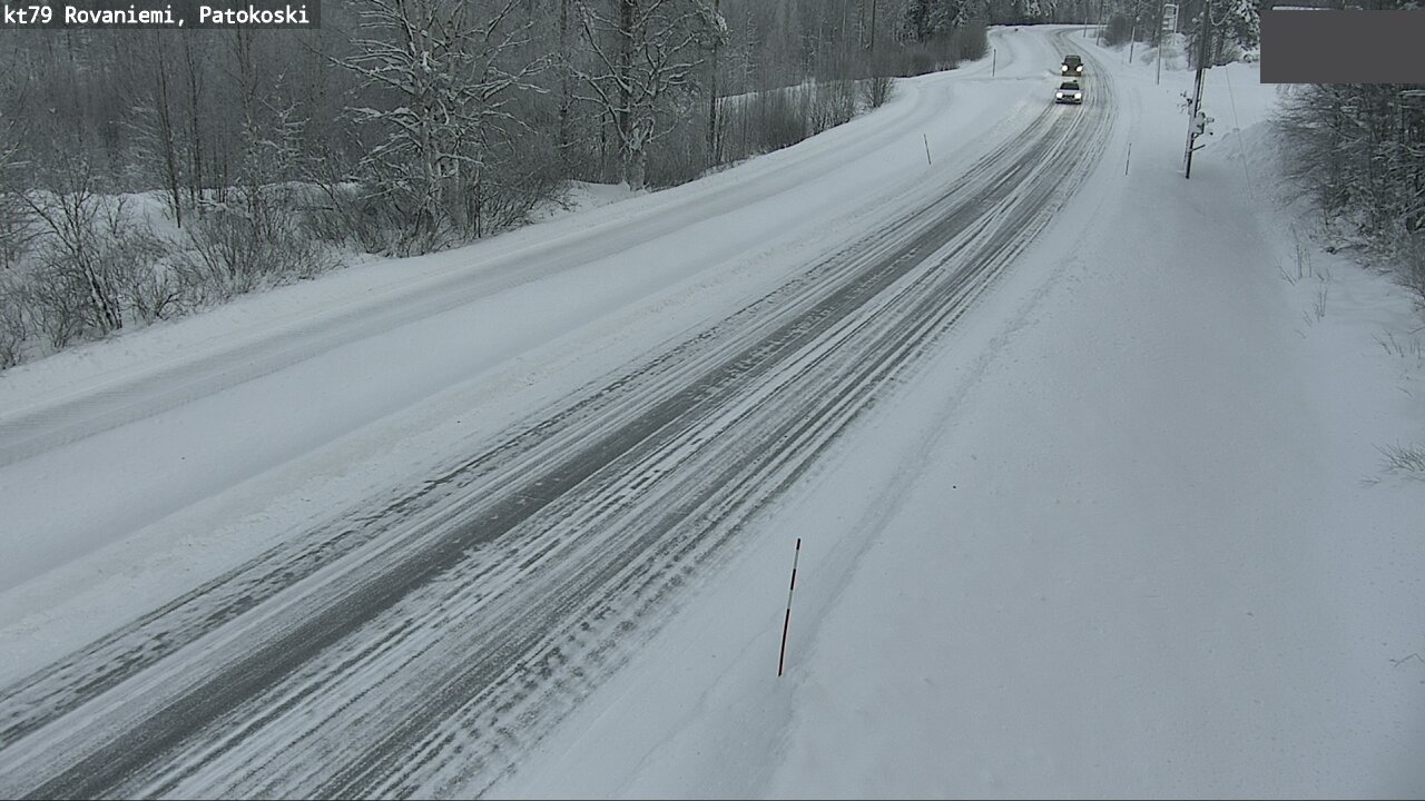 Weather Camera Image Väg 79 Rovaniemi, Patokoski, Rovaniemi, Lappi