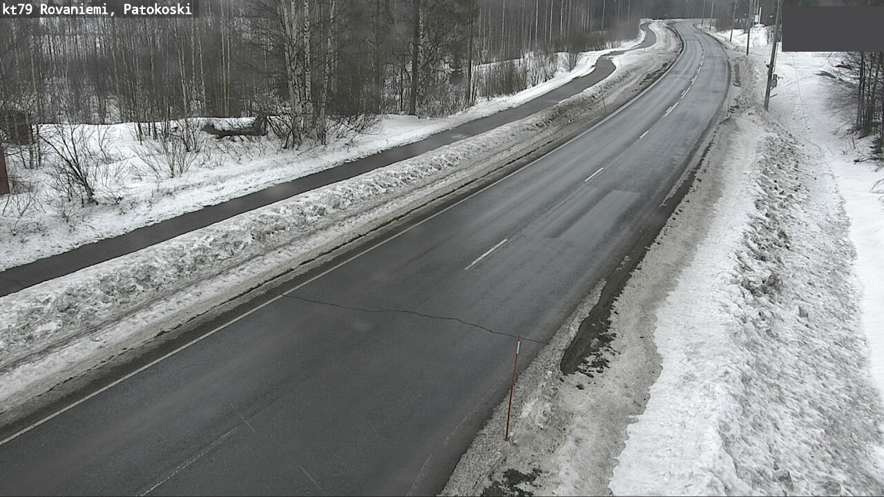 Weather Camera Image Road 79 Rovaniemi, Patokoski, Rovaniemi, Lappi