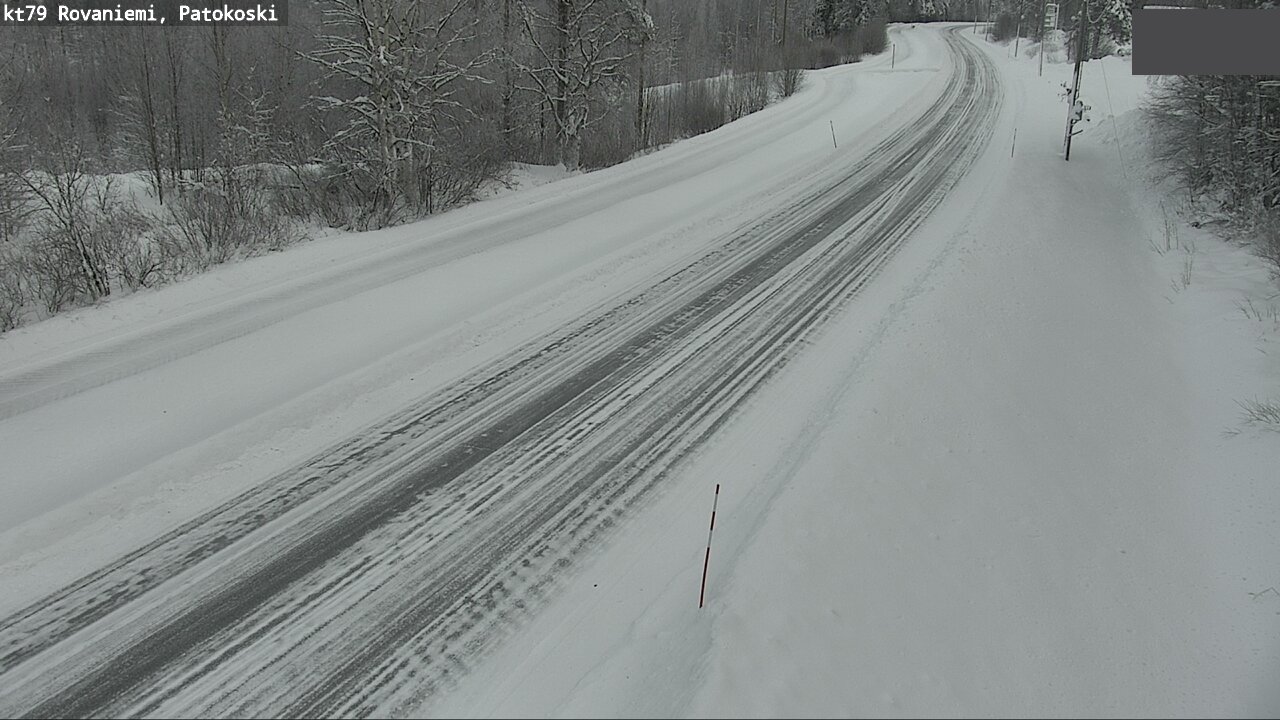 Weather Camera Image Väg 79 Rovaniemi, Patokoski, Rovaniemi, Lappi