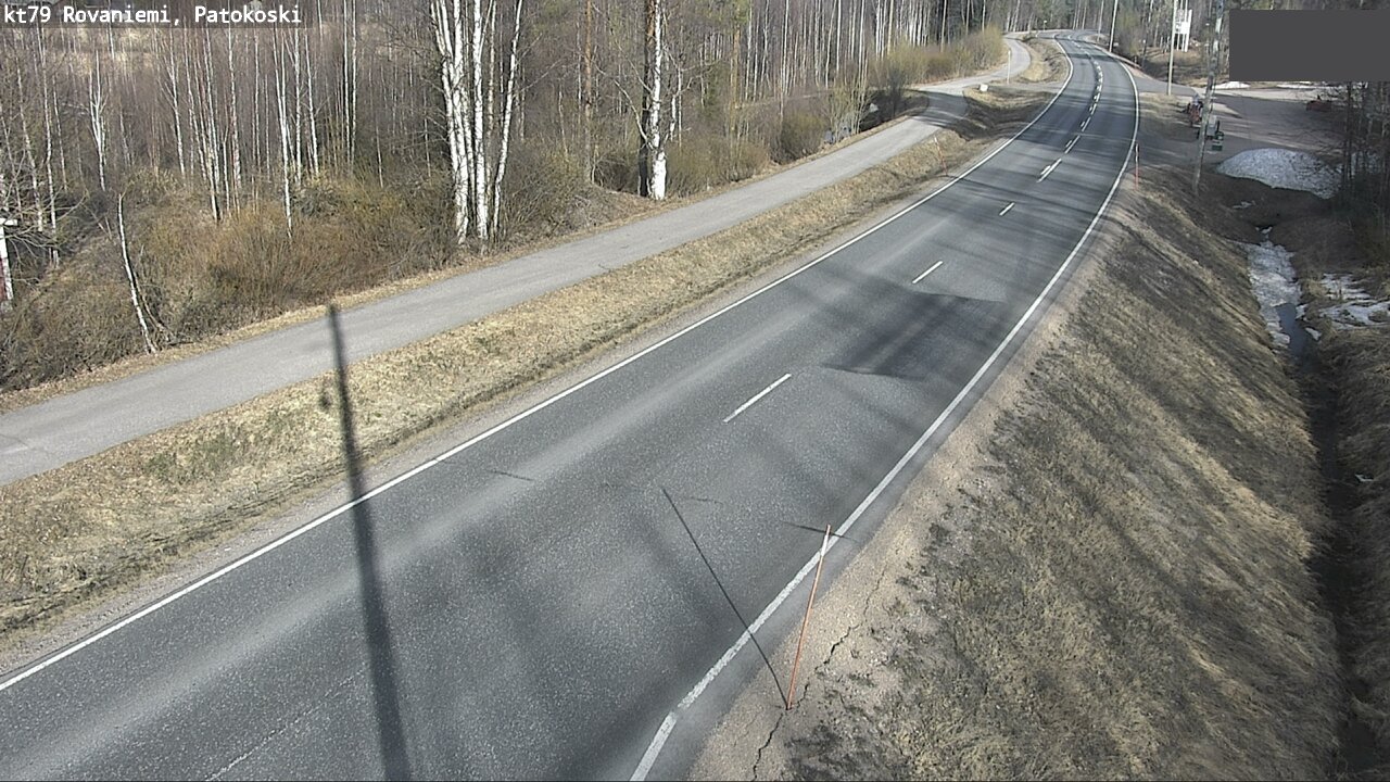 Weather Camera Image Road 79 Rovaniemi, Patokoski, Rovaniemi, Lappi