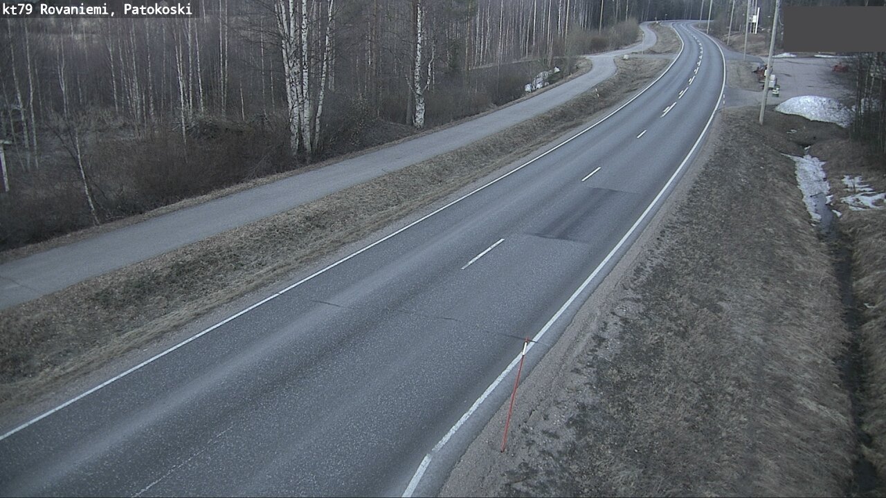 Weather Camera Image Road 79 Rovaniemi, Patokoski, Rovaniemi, Lappi