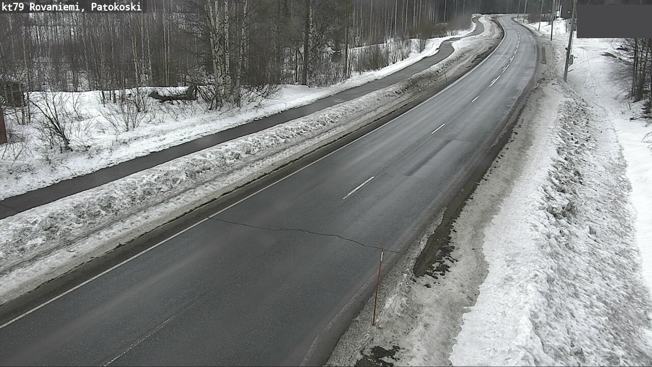 Weather Camera Image Väg 79 Rovaniemi, Patokoski, Rovaniemi, Lappi