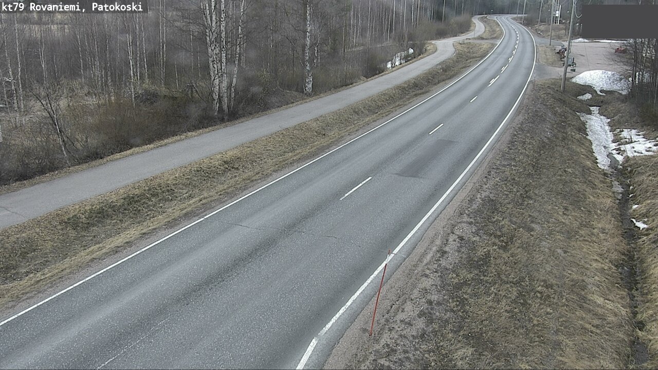 Weather Camera Image Road 79 Rovaniemi, Patokoski, Rovaniemi, Lappi