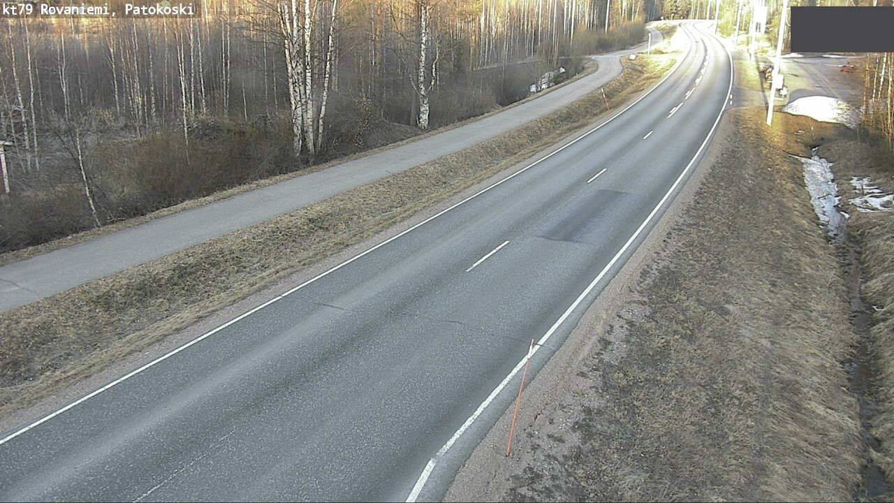 Weather Camera Image Road 79 Rovaniemi, Patokoski, Rovaniemi, Lappi