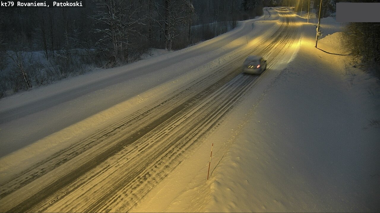 Weather Camera Image Road 79 Rovaniemi, Patokoski, Rovaniemi, Lappi