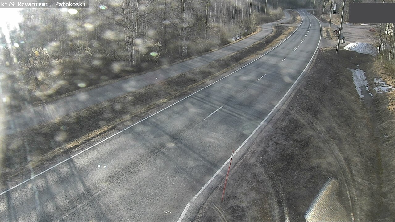 Weather Camera Image Väg 79 Rovaniemi, Patokoski, Rovaniemi, Lappi