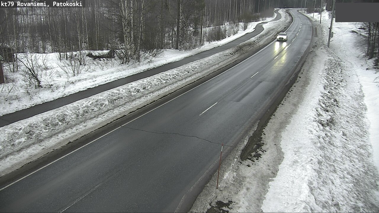 Weather Camera Image Väg 79 Rovaniemi, Patokoski, Rovaniemi, Lappi