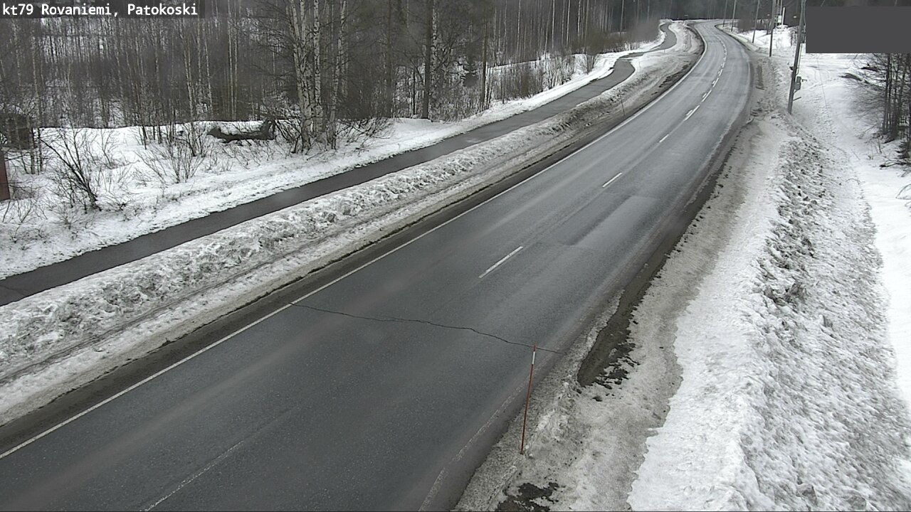 Weather Camera Image Väg 79 Rovaniemi, Patokoski, Rovaniemi, Lappi