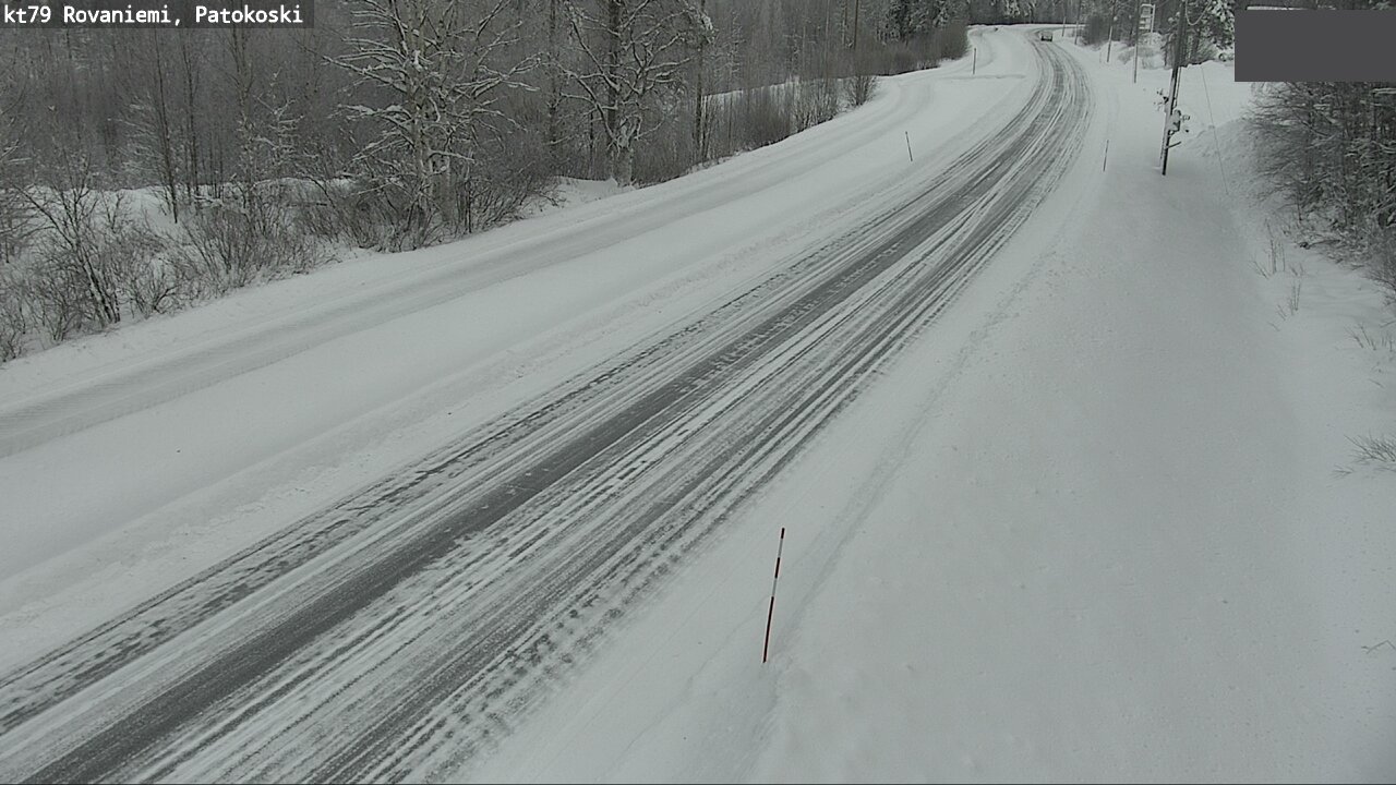 Weather Camera Image Road 79 Rovaniemi, Patokoski, Rovaniemi, Lappi