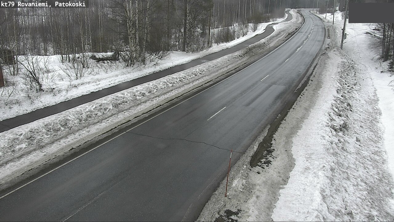 Weather Camera Image Road 79 Rovaniemi, Patokoski, Rovaniemi, Lappi