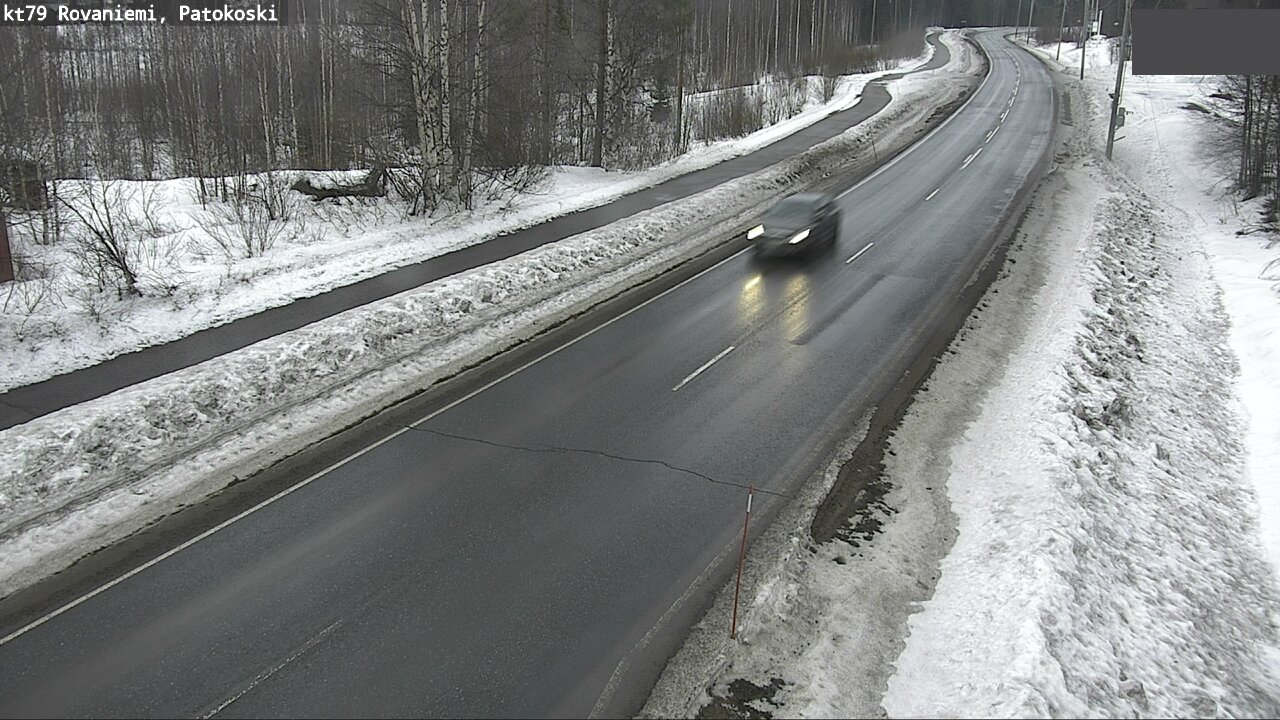 Weather Camera Image Väg 79 Rovaniemi, Patokoski, Rovaniemi, Lappi