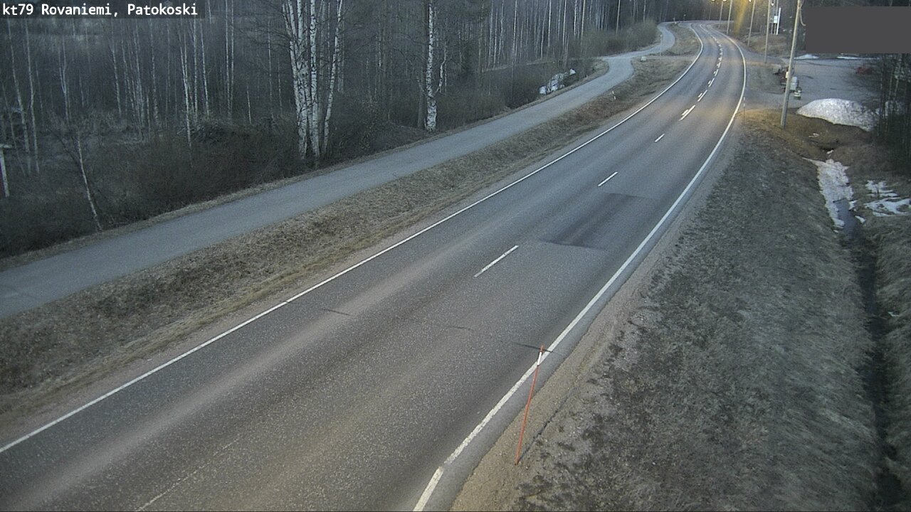 Weather Camera Image Road 79 Rovaniemi, Patokoski, Rovaniemi, Lappi
