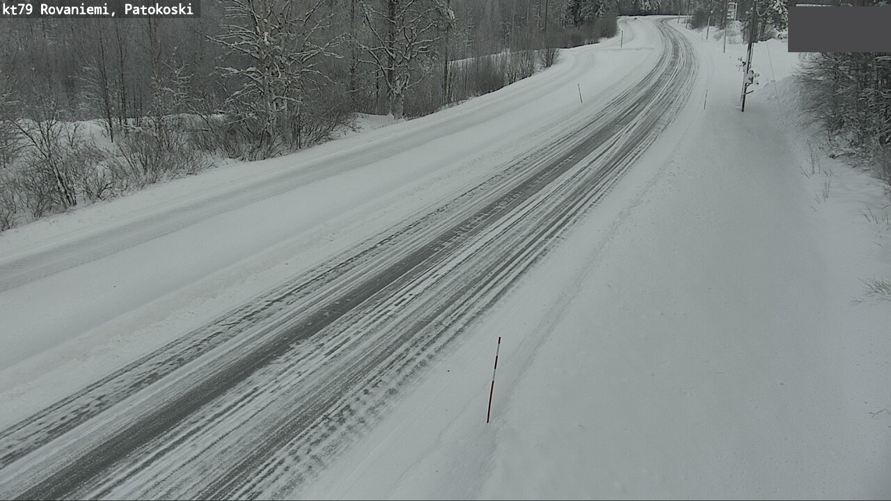 Weather Camera Image Väg 79 Rovaniemi, Patokoski, Rovaniemi, Lappi