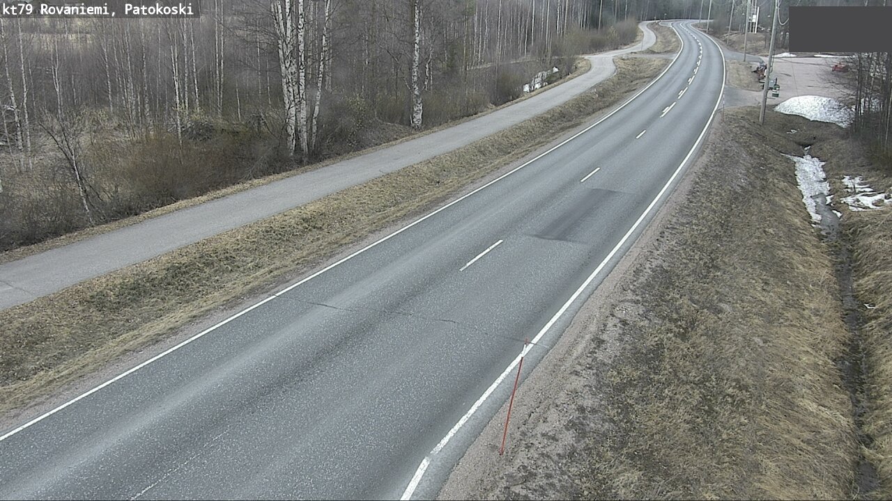 Weather Camera Image Väg 79 Rovaniemi, Patokoski, Rovaniemi, Lappi