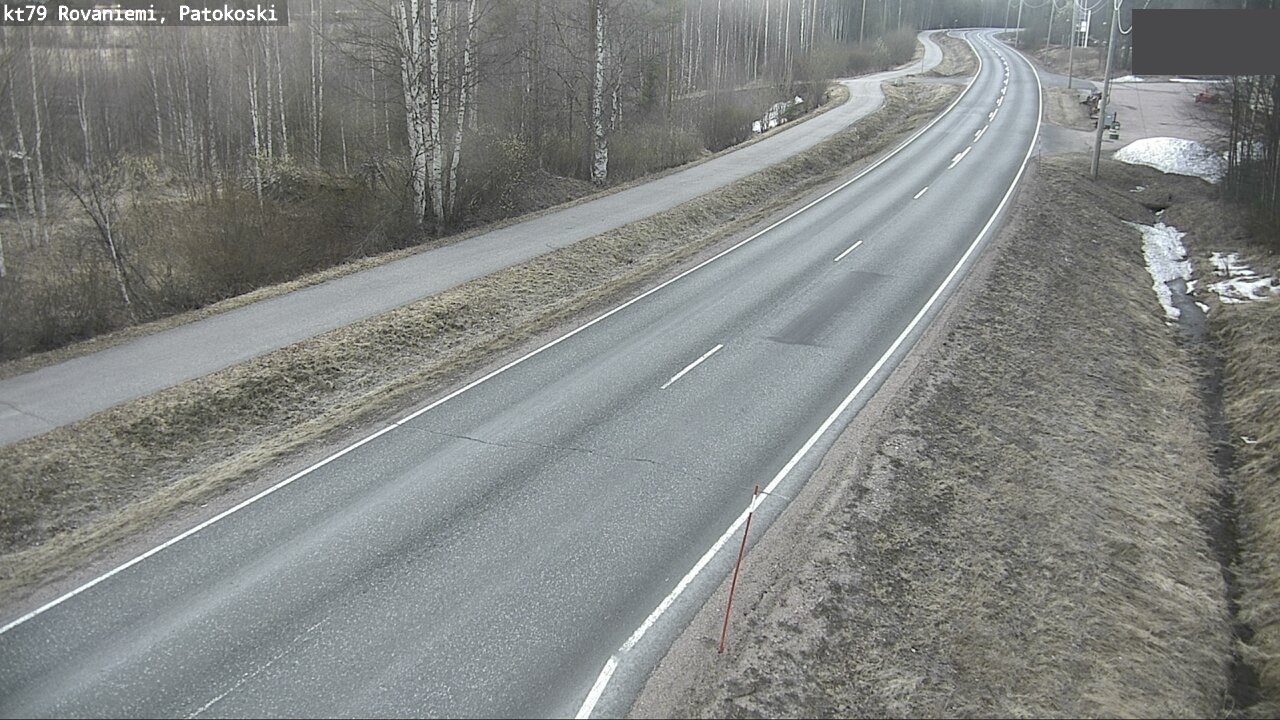Weather Camera Image Väg 79 Rovaniemi, Patokoski, Rovaniemi, Lappi