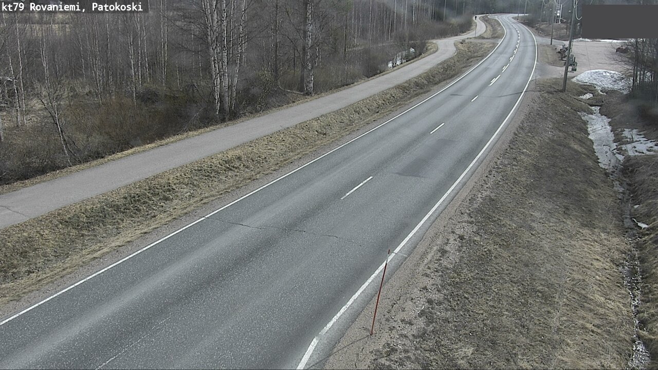 Weather Camera Image Road 79 Rovaniemi, Patokoski, Rovaniemi, Lappi