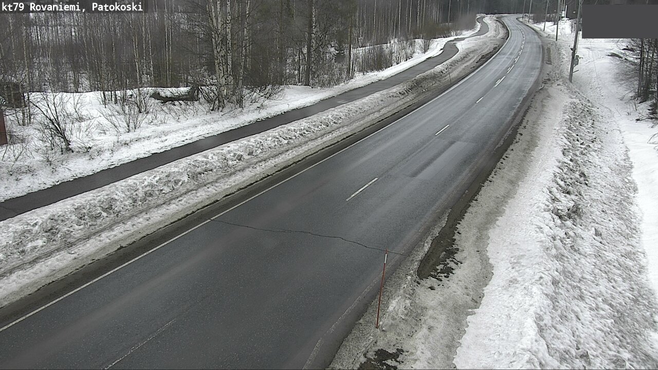 Weather Camera Image Väg 79 Rovaniemi, Patokoski, Rovaniemi, Lappi