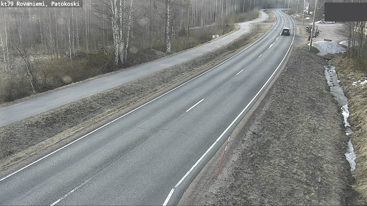 Weather Camera Image Väg 79 Rovaniemi, Patokoski, Rovaniemi, Lappi