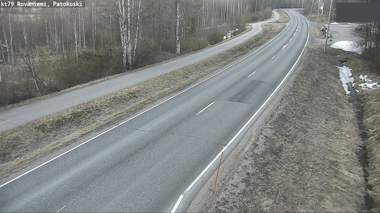 Weather Camera Image Väg 79 Rovaniemi, Patokoski, Rovaniemi, Lappi