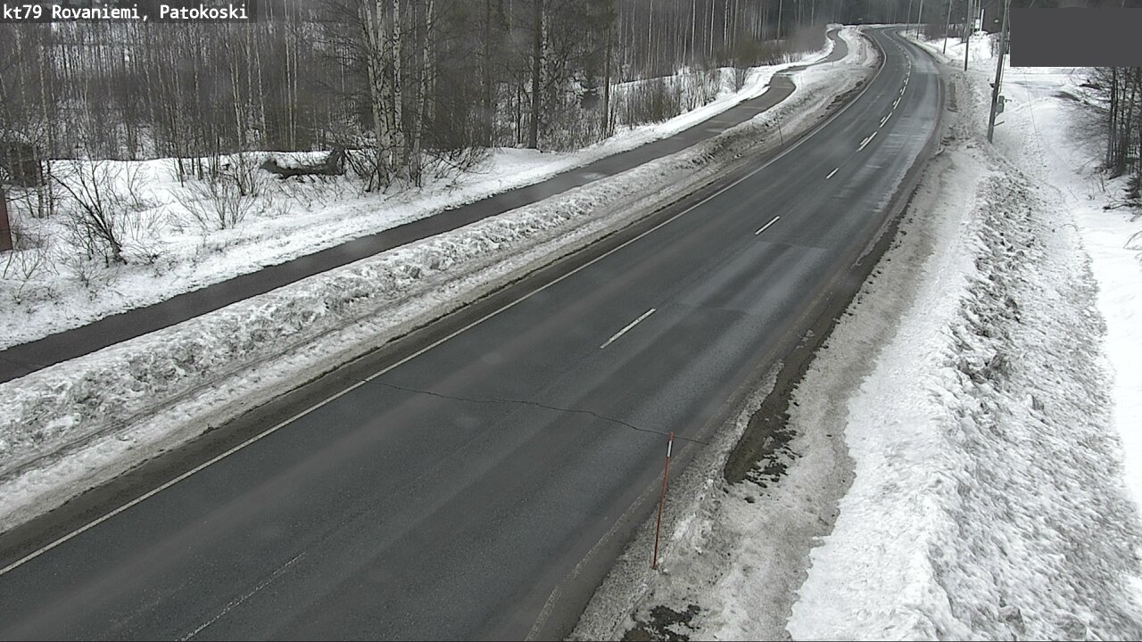 Weather Camera Image Road 79 Rovaniemi, Patokoski, Rovaniemi, Lappi