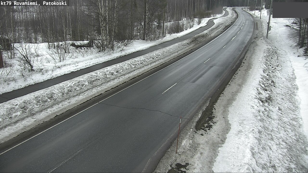 Weather Camera Image Väg 79 Rovaniemi, Patokoski, Rovaniemi, Lappi