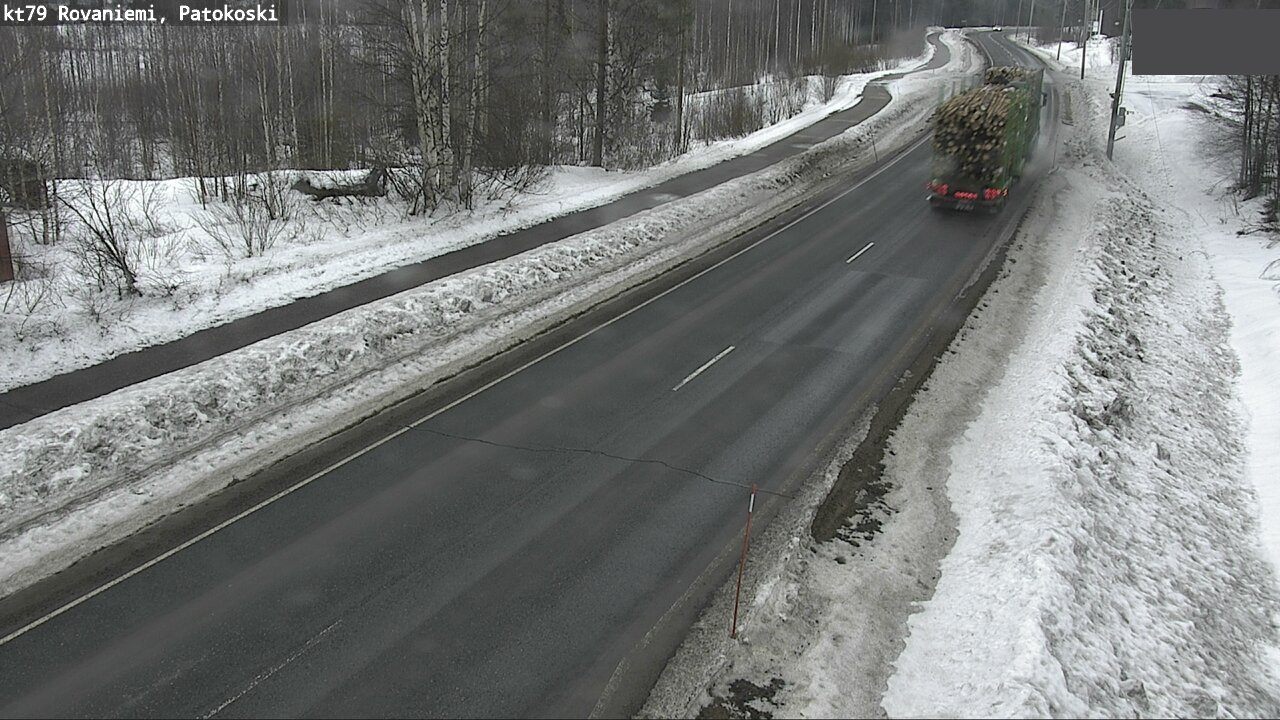 Weather Camera Image Road 79 Rovaniemi, Patokoski, Rovaniemi, Lappi