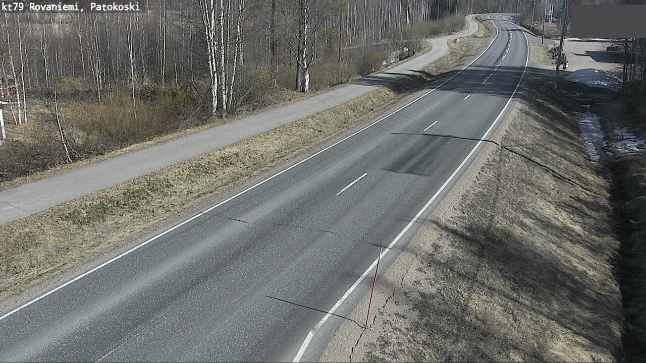 Weather Camera Image Road 79 Rovaniemi, Patokoski, Rovaniemi, Lappi