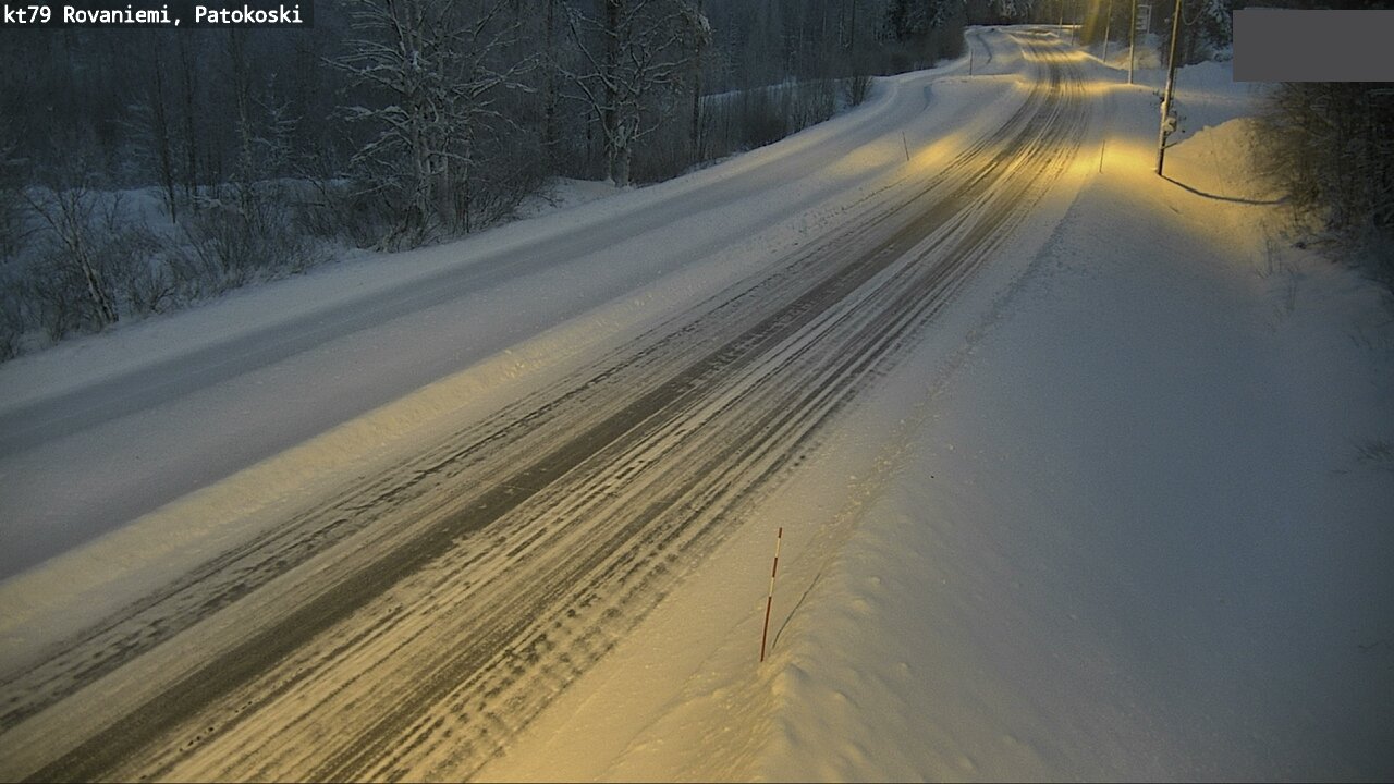 Weather Camera Image Road 79 Rovaniemi, Patokoski, Rovaniemi, Lappi