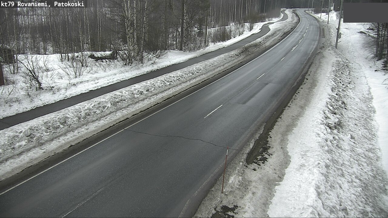 Weather Camera Image Väg 79 Rovaniemi, Patokoski, Rovaniemi, Lappi