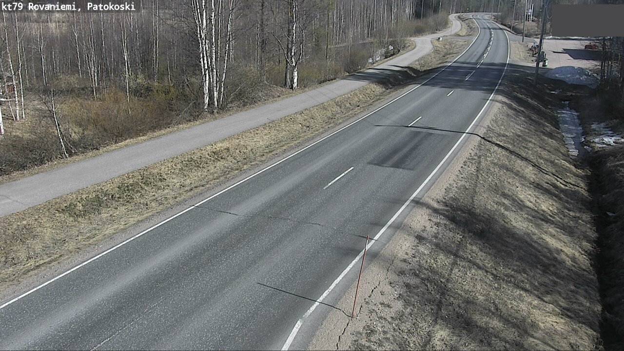 Weather Camera Image Road 79 Rovaniemi, Patokoski, Rovaniemi, Lappi