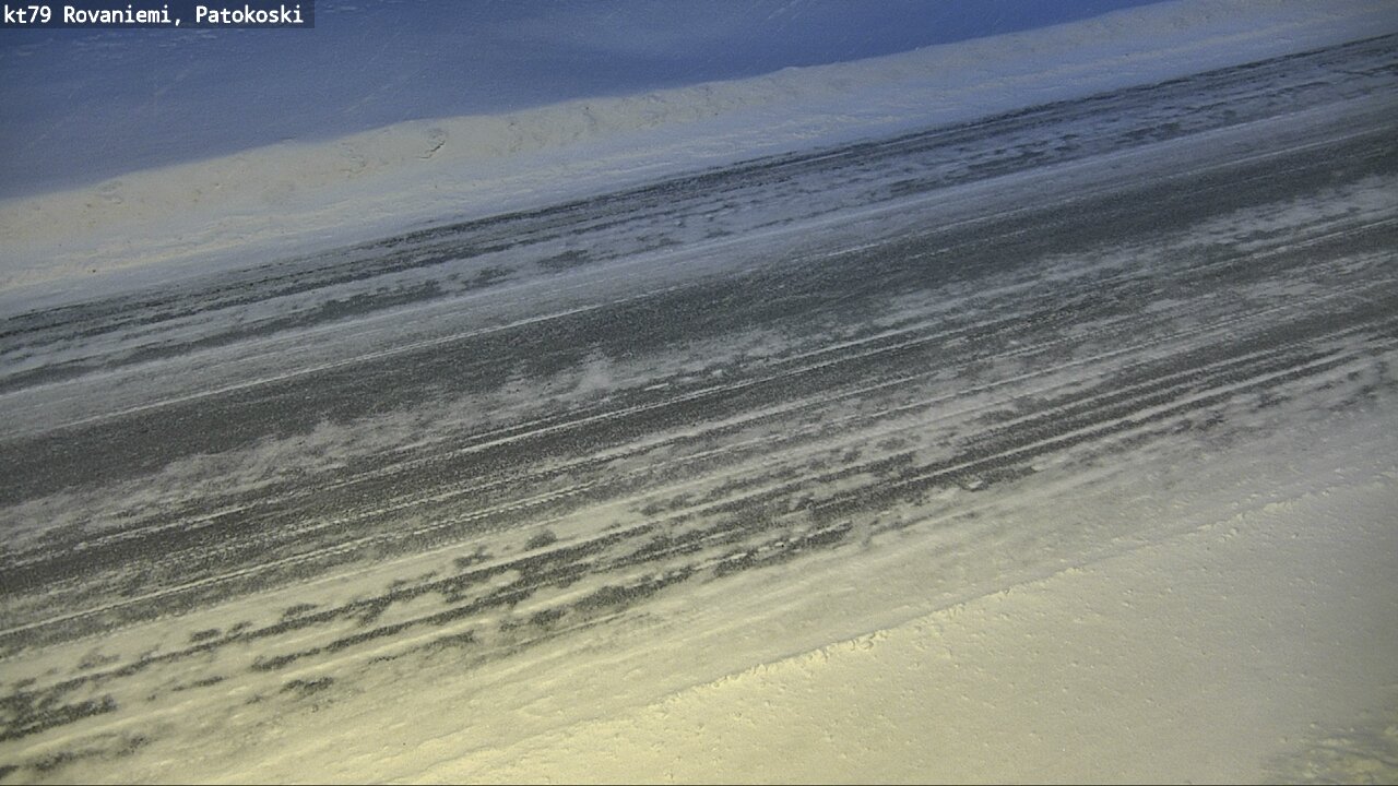 Weather Camera Image Väg 79 Rovaniemi, Patokoski, Rovaniemi, Lappi