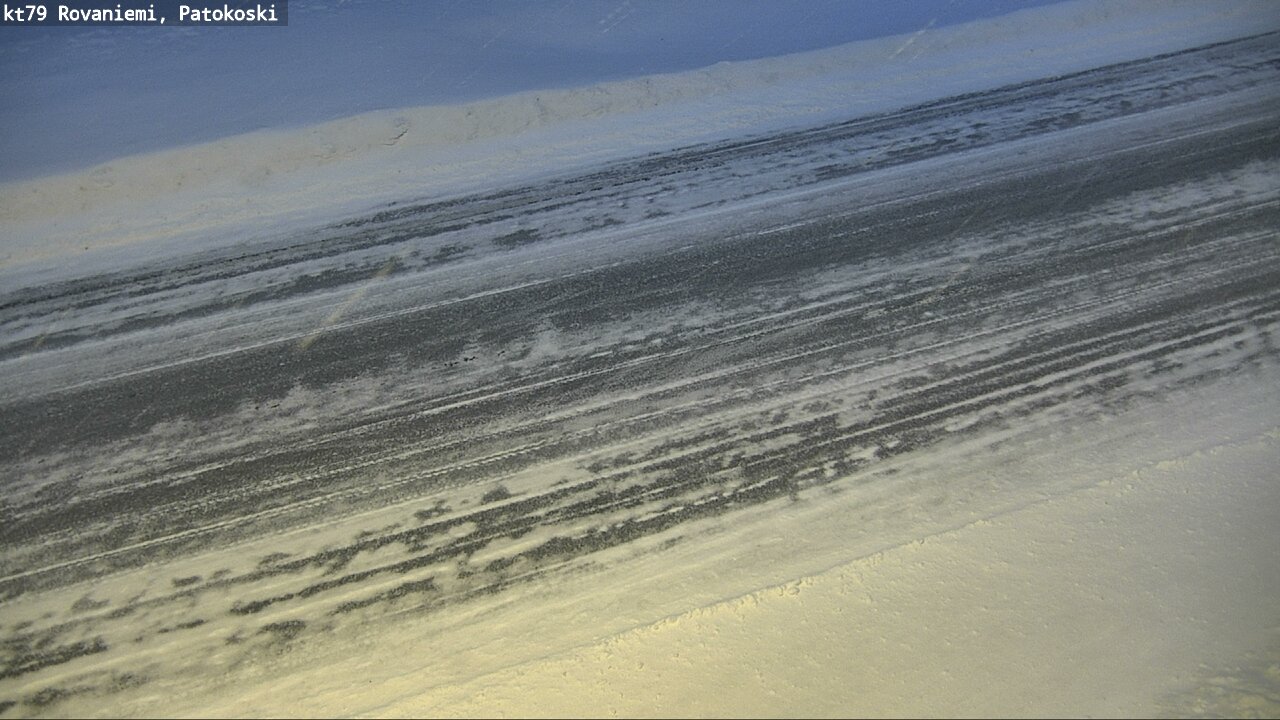 Weather Camera Image Väg 79 Rovaniemi, Patokoski, Rovaniemi, Lappi