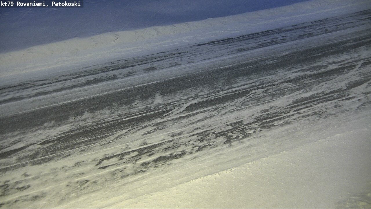 Weather Camera Image Väg 79 Rovaniemi, Patokoski, Rovaniemi, Lappi