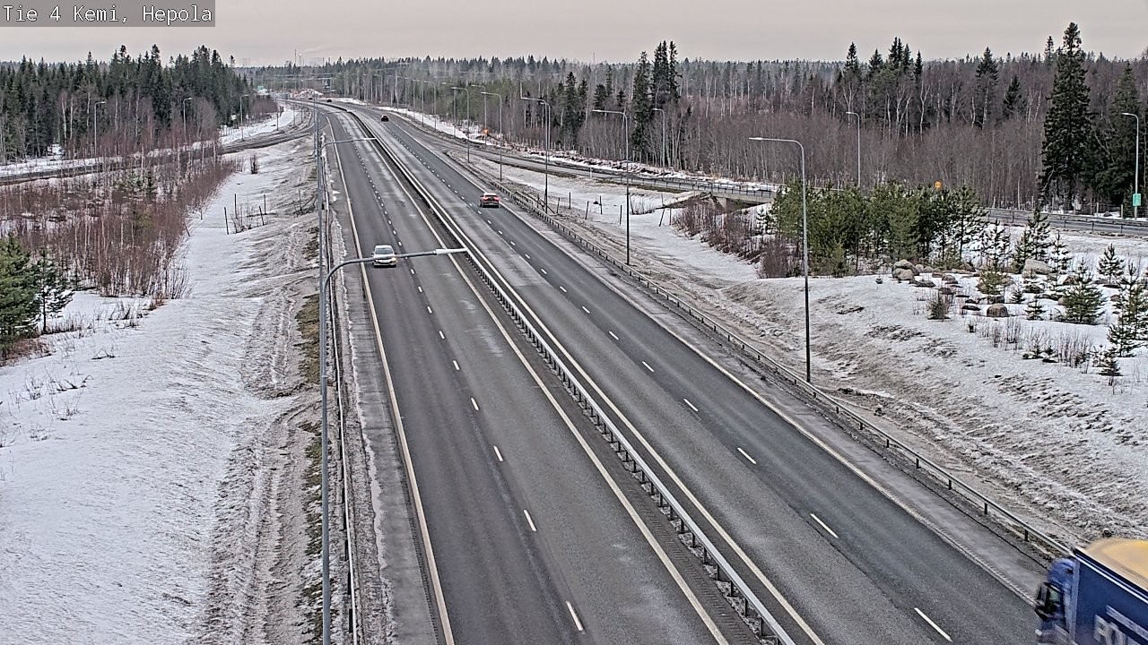 Kelikamerat Kuva Tie 4 Kemi, Hepola, Kemi, Lappi
