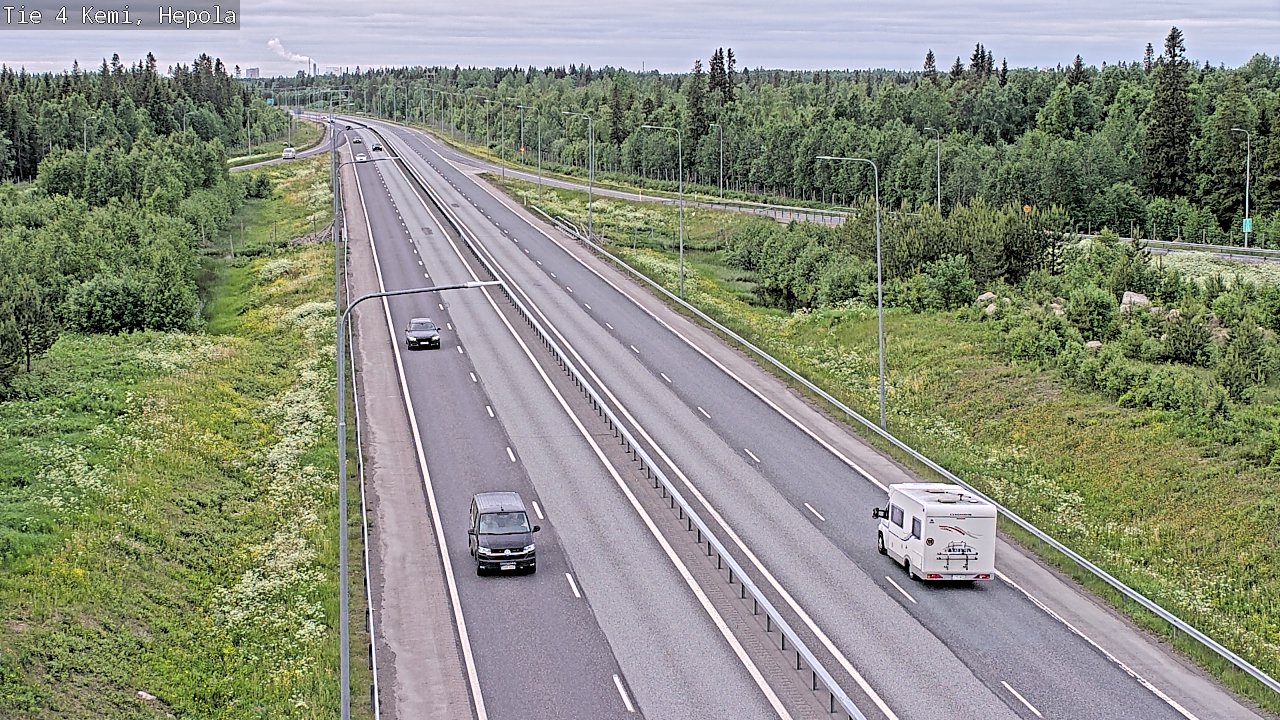 Kelikamerat Kuva Tie 4 Kemi, Hepola, Kemi, Lappi